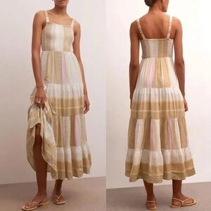 Z Supply Kyara Striped Smocked Maxi Dress